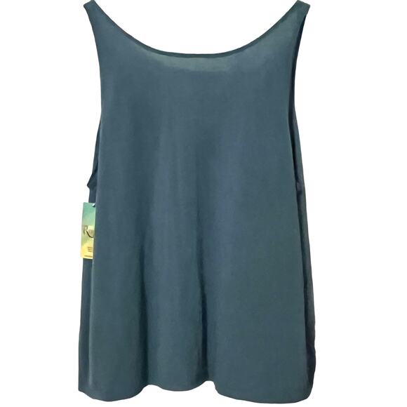 SUN LOVIN’ ROOTS ROUND NECK TANK TOP, MENS, XL, BLUE WTH YELLOW GRAPHICS-CASUAL - Picture 3 of 7